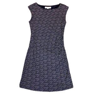 Ann Taylor Loft SP Soft Black and White Mini Dress